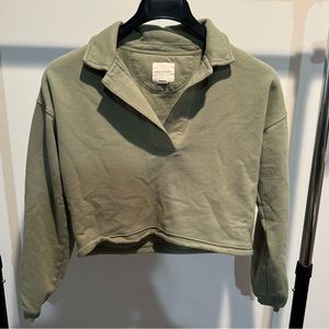 American Eagle Cropped Long Sleeve